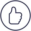 trouble free icon trouble free icon